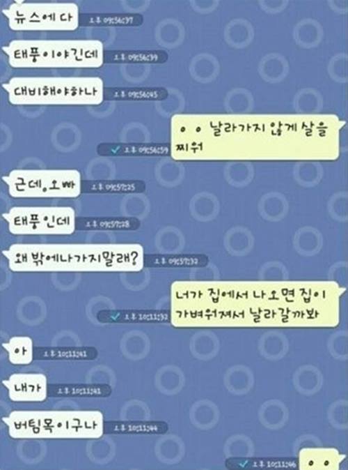 태풍의 계절이라 집이 위험해진다