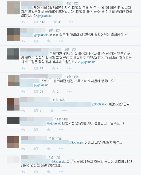 마법의 성 해석