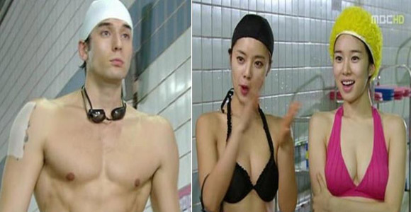 수영장남자
