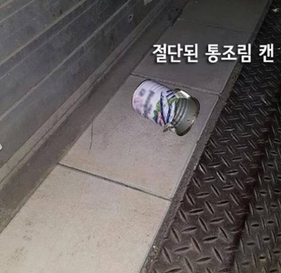 절단된 캔