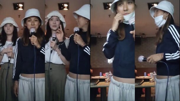 이효리 윤아 노래방