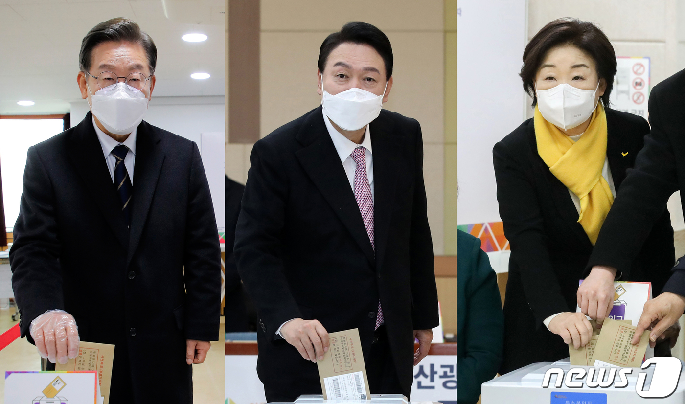 비호감대선이라더니역대급사전투표율…李·尹누가웃을까