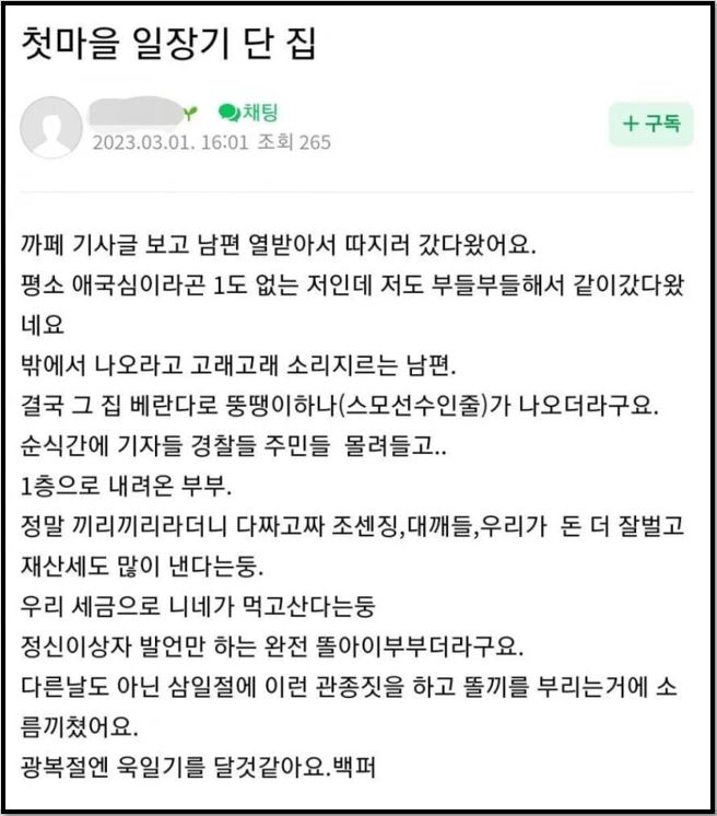 삼일절 일장기4