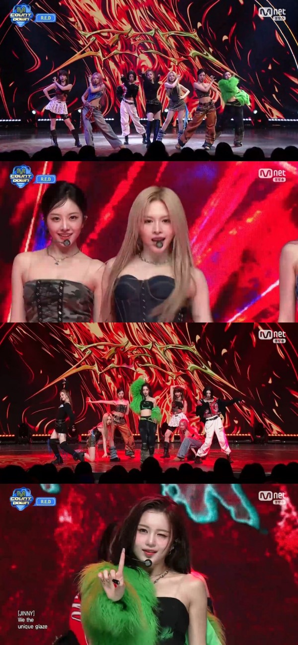 R.E.D, 엠카운트다운 강렬한 퍼포먼스 대폭소 이미지