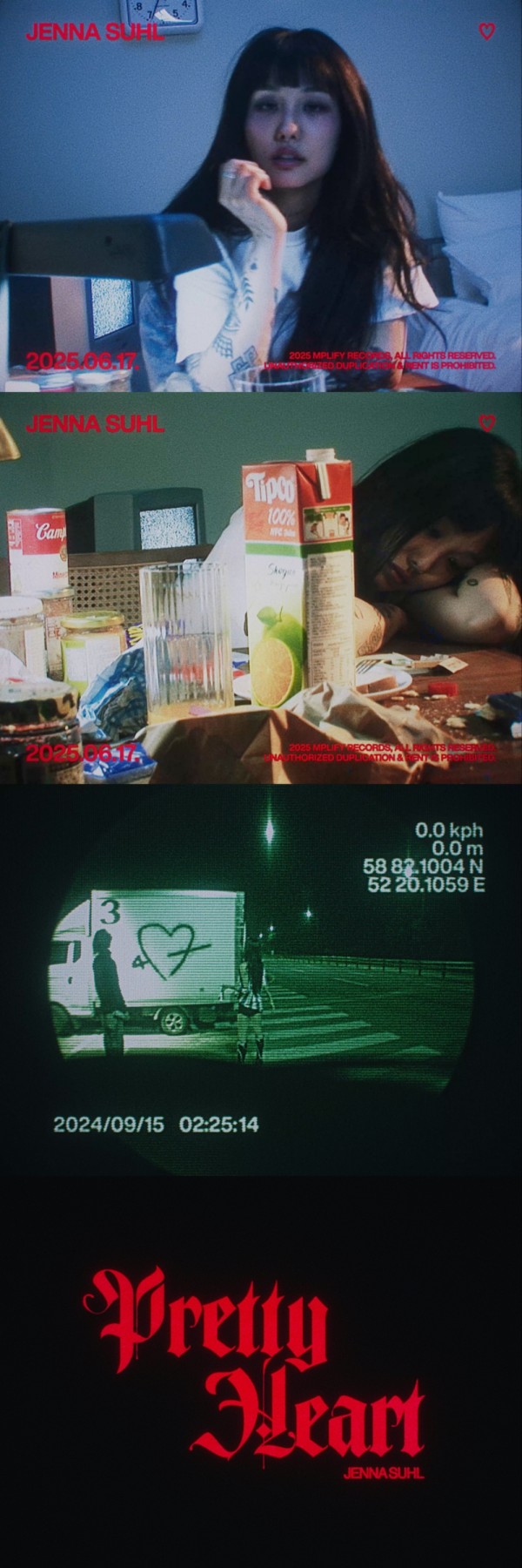 제나 설, 신곡 ‘Pretty Heart’ 뮤직비디오 티저 공개 이미지